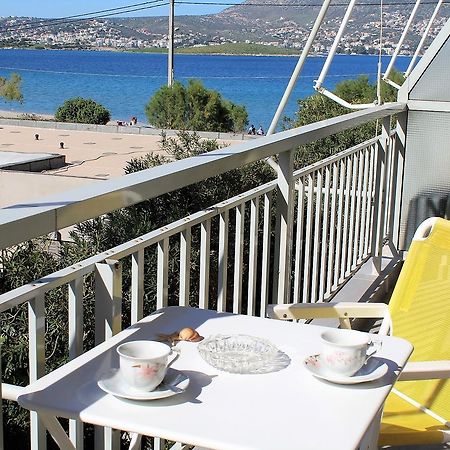 Apartment Sea View In Front Of The Beach Of Agia Marina Πόρτο Ράφτη Εξωτερικό φωτογραφία