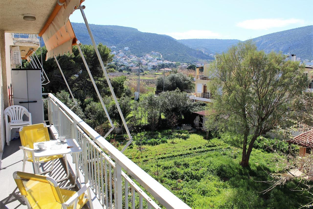 Apartment Sea View In Front Of The Beach Of Agia Marina Πόρτο Ράφτη Εξωτερικό φωτογραφία