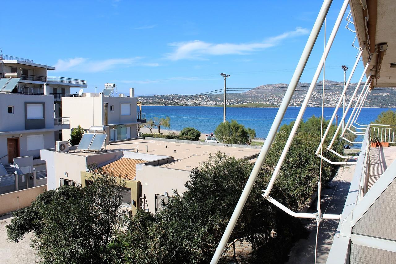 Apartment Sea View In Front Of The Beach Of Agia Marina Πόρτο Ράφτη Εξωτερικό φωτογραφία